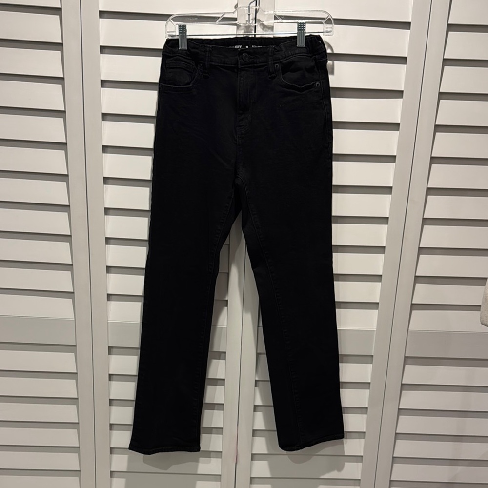 Old Navy Teenager Black Jeans with adjustable waist like new condition.